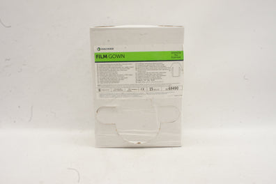 Halyard 69490 Film Gown Blue Universal Thumb Hooks - Box of 15 (x)